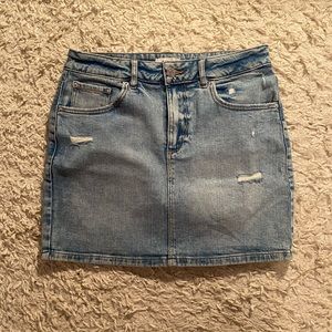 Garage jean skirt